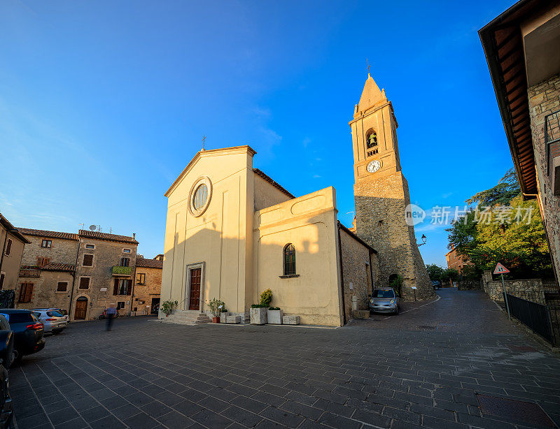 Civitella del Lago，位于翁布里亚的意大利中世纪小镇